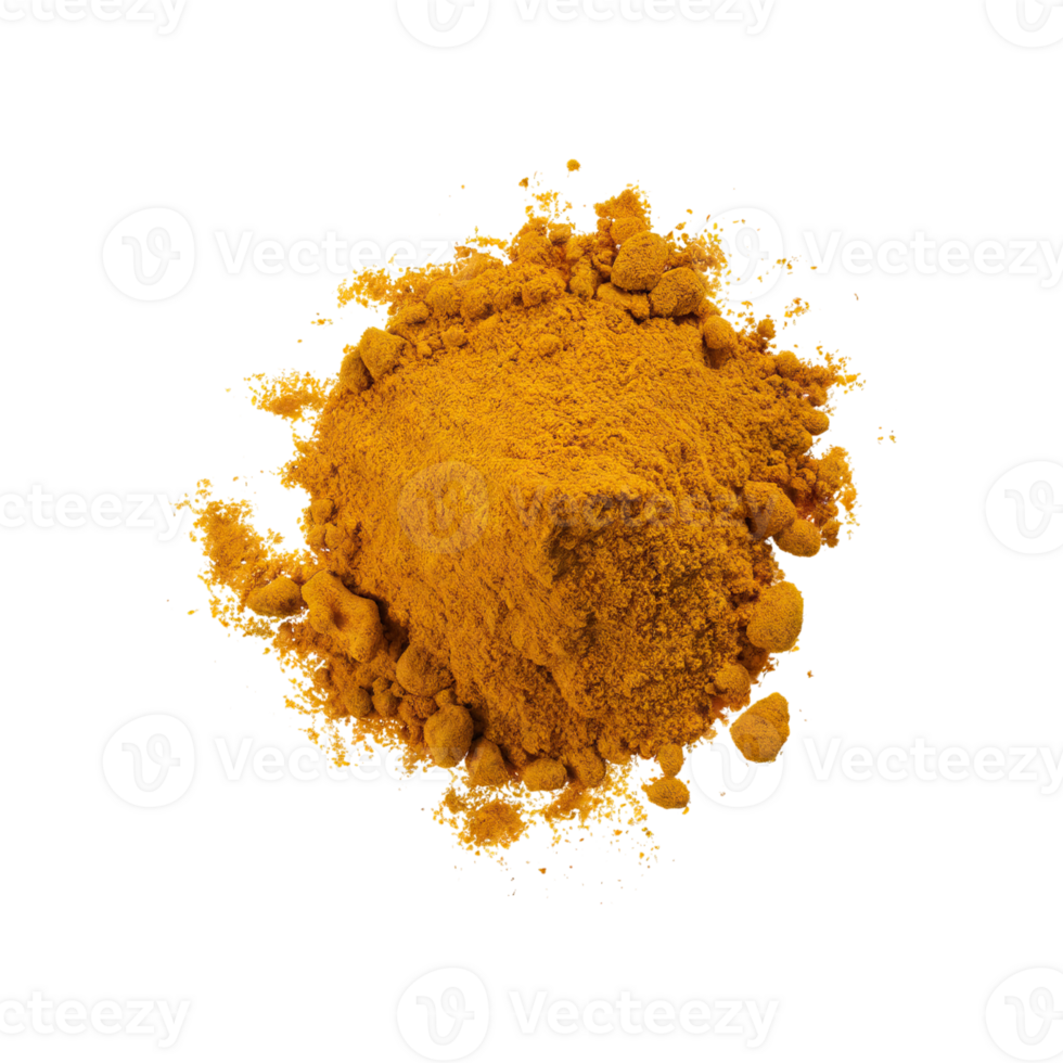 AI generated Slices of Curcuma, Earthy, Without Shadow, Isolated Transparent Background png
