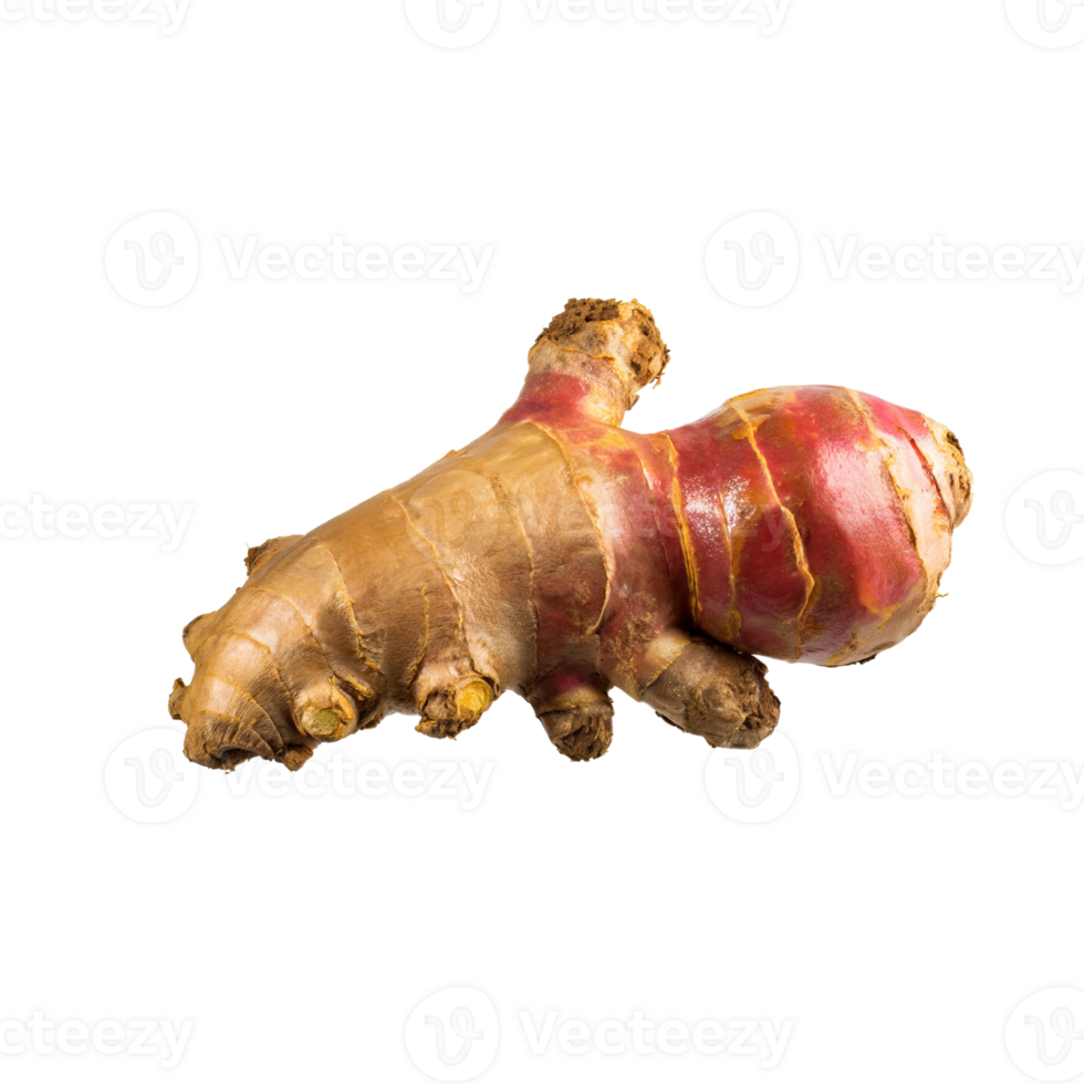 AI generated Bunch Red Ginger With Leaf Of Gringer, Isolated