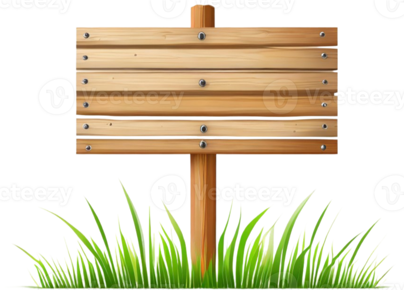 AI generated wood sign, illustration png