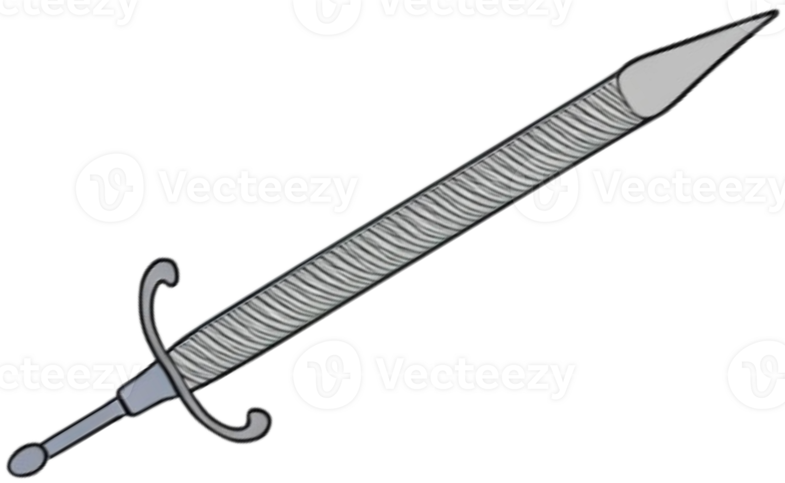 AI generated a sword, illustration png