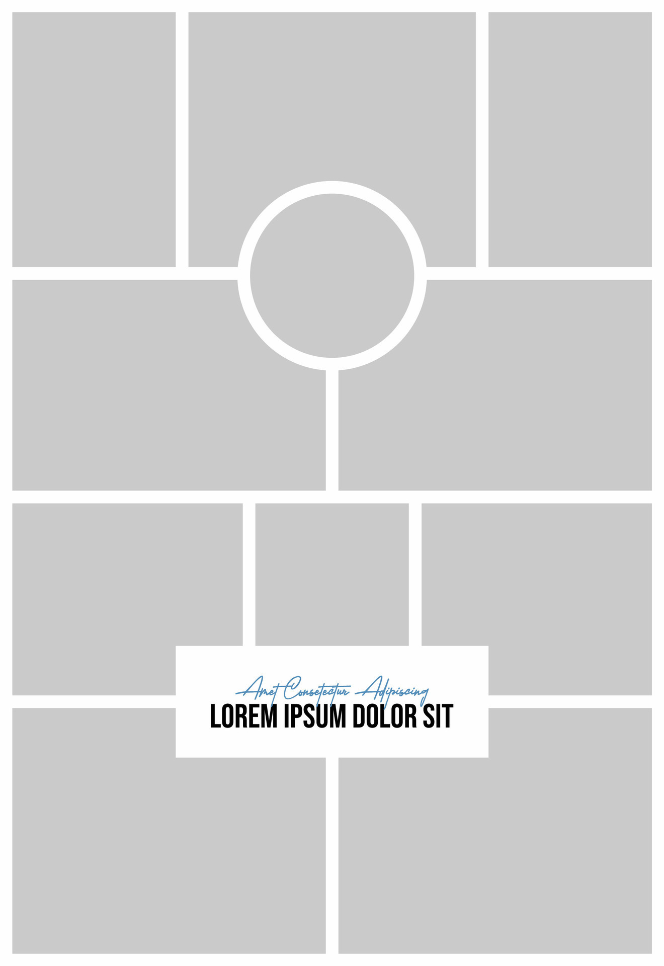 Pictures or photos frame collage. comics page grid layout abstract