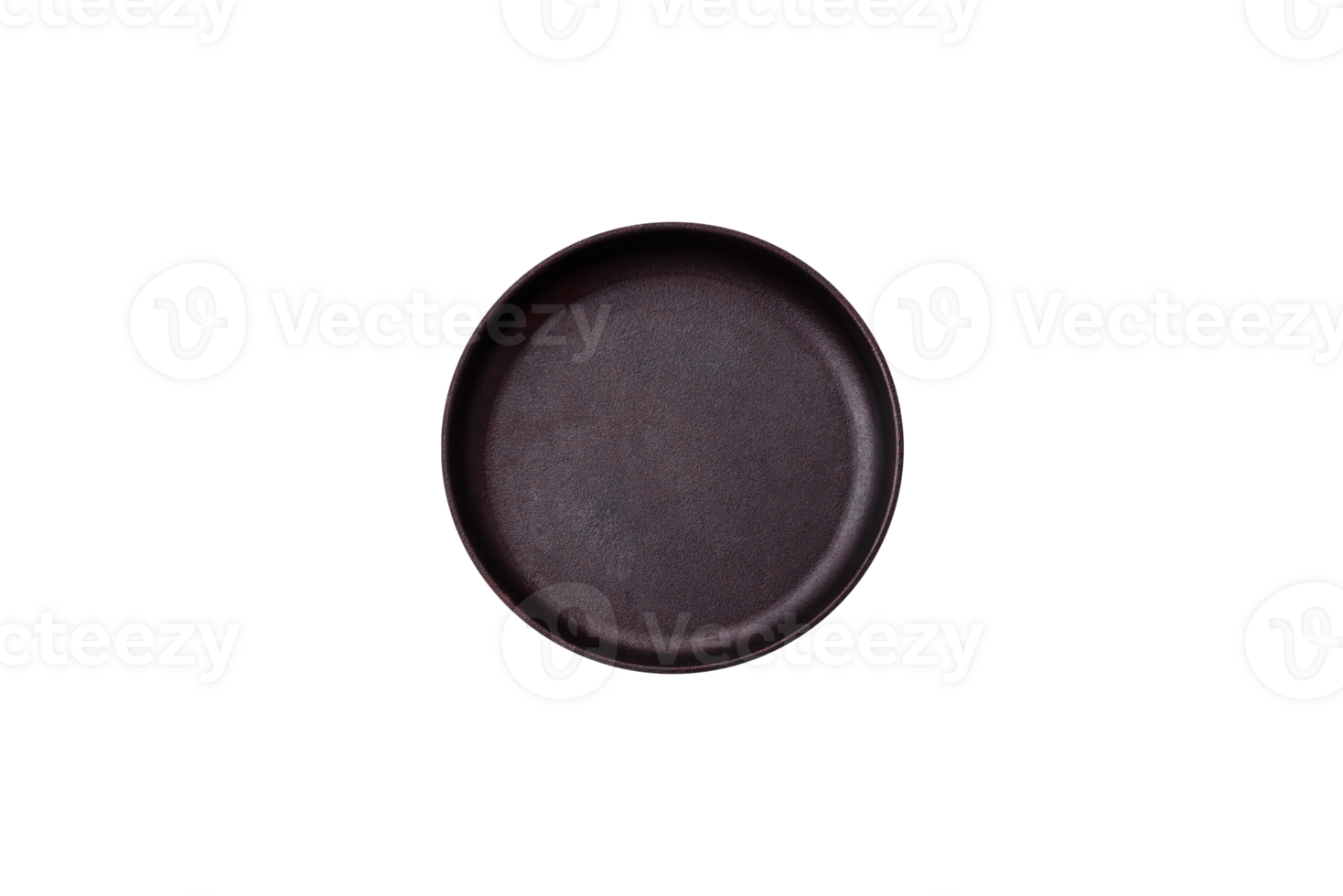 Bumpy empty ceramic plate on a textured concrete background 36266130 PNG