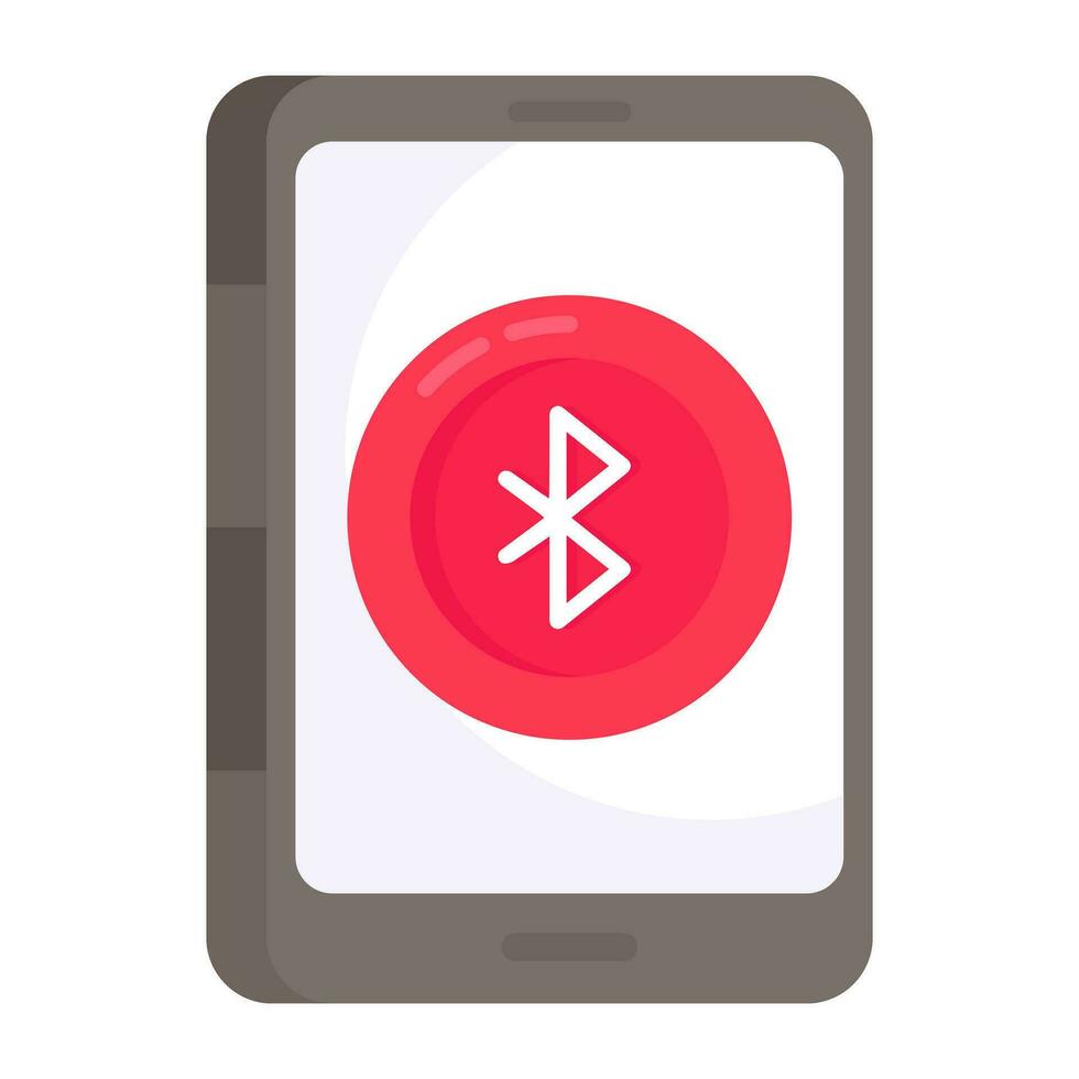 Perfecto diseño icono de móvil Bluetooth vector