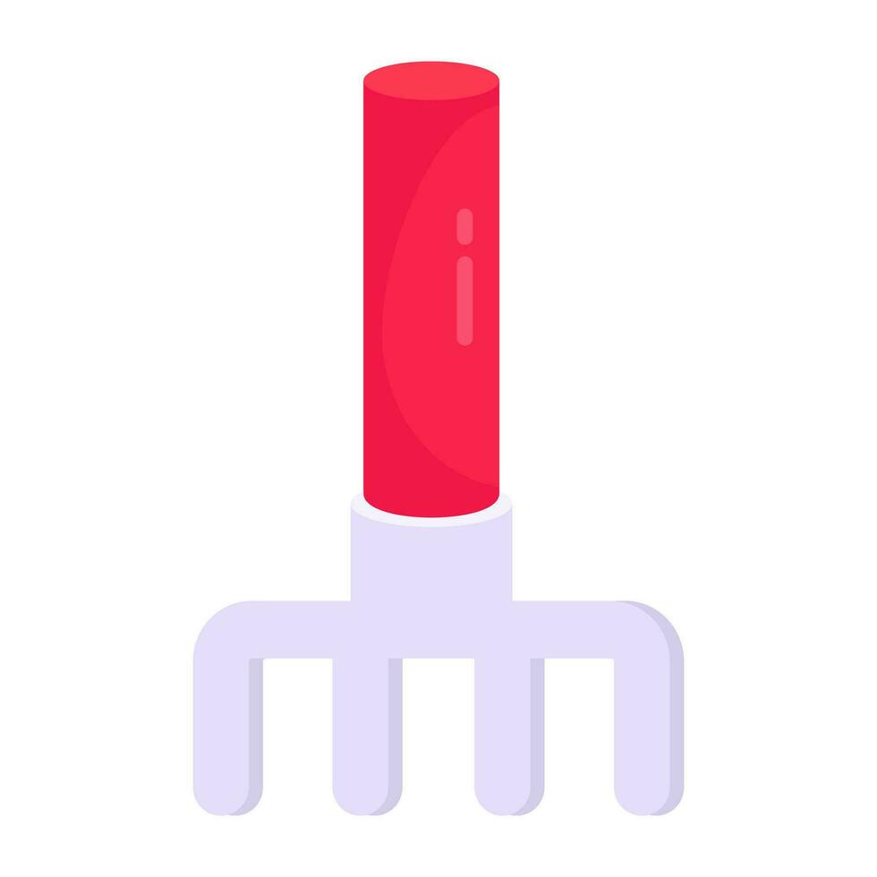 Perfect design icon of gardening rake vector