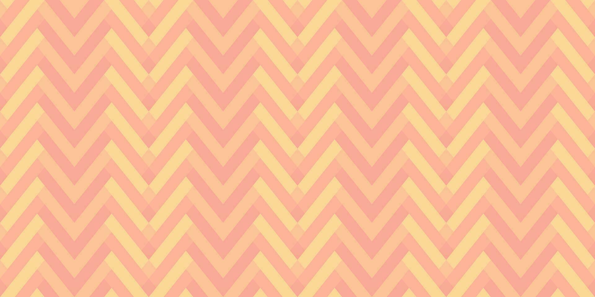 abstract seamless herringbone pattern, chevron or zigzag background, fishbone floor texture, peach fuzz, mosaic style, vector illustration