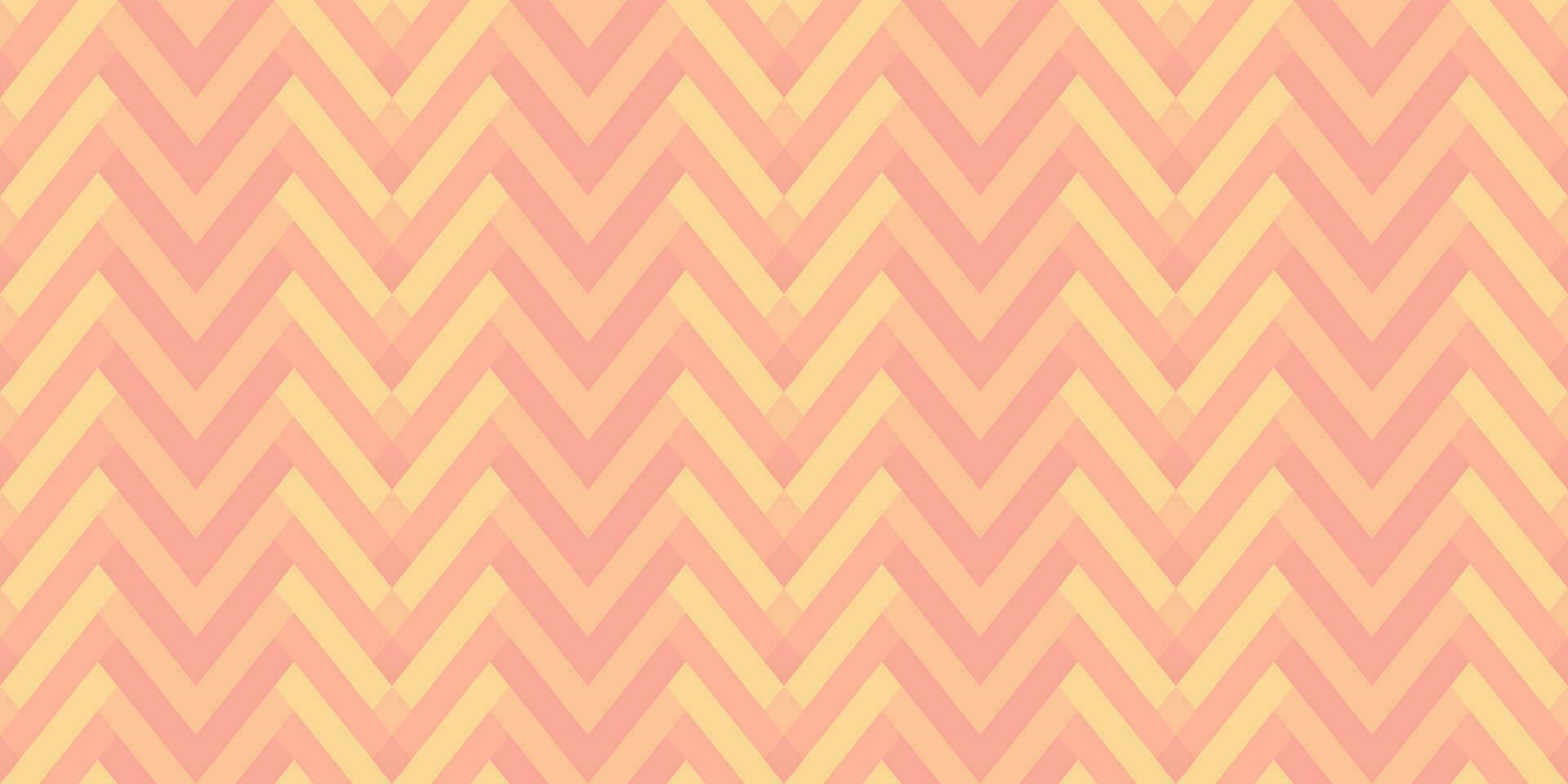 abstract seamless herringbone pattern, chevron or zigzag background, fishbone floor texture, peach fuzz, mosaic style, vector illustration