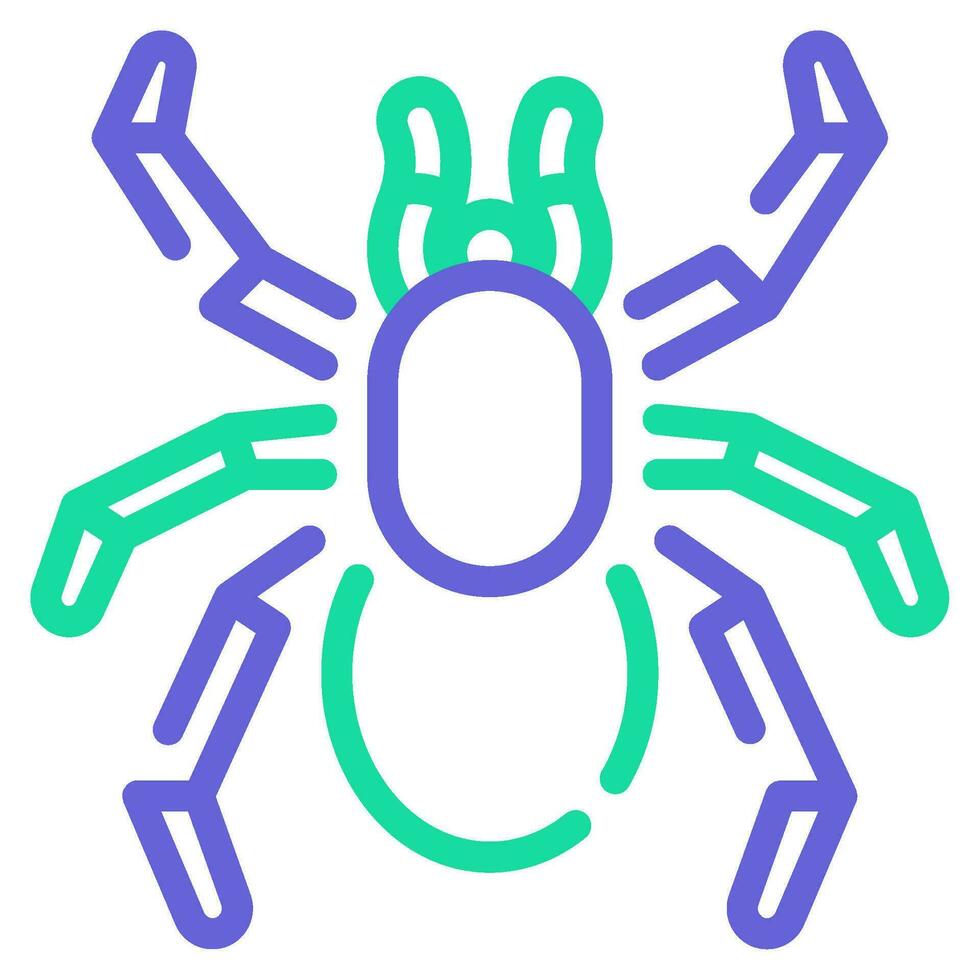 tarántula icono ilustración para web, aplicación, infografía, etc vector