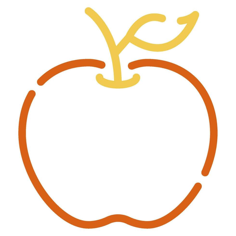 manzana icono ilustración para web, aplicación, infografía, etc vector