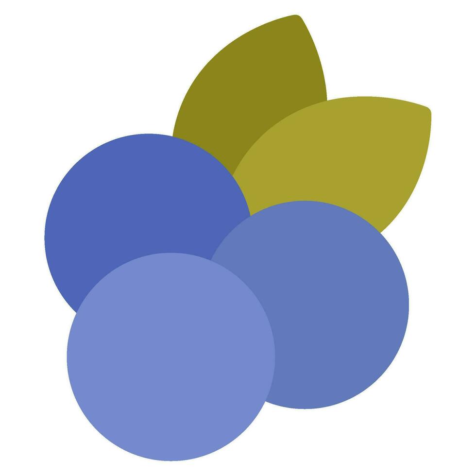 Blueberry icon illustration for web, app, infographic, etc vector