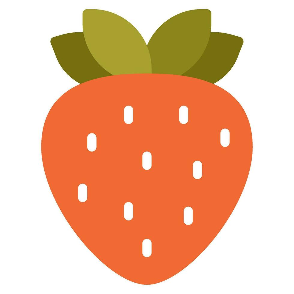 Strawberry icon illustration for web, app, infographic, etc vector