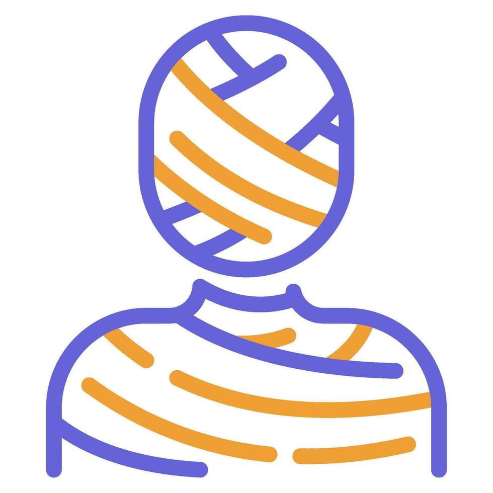 Mummy Icon Illustration for web, app, infographic, etc vector