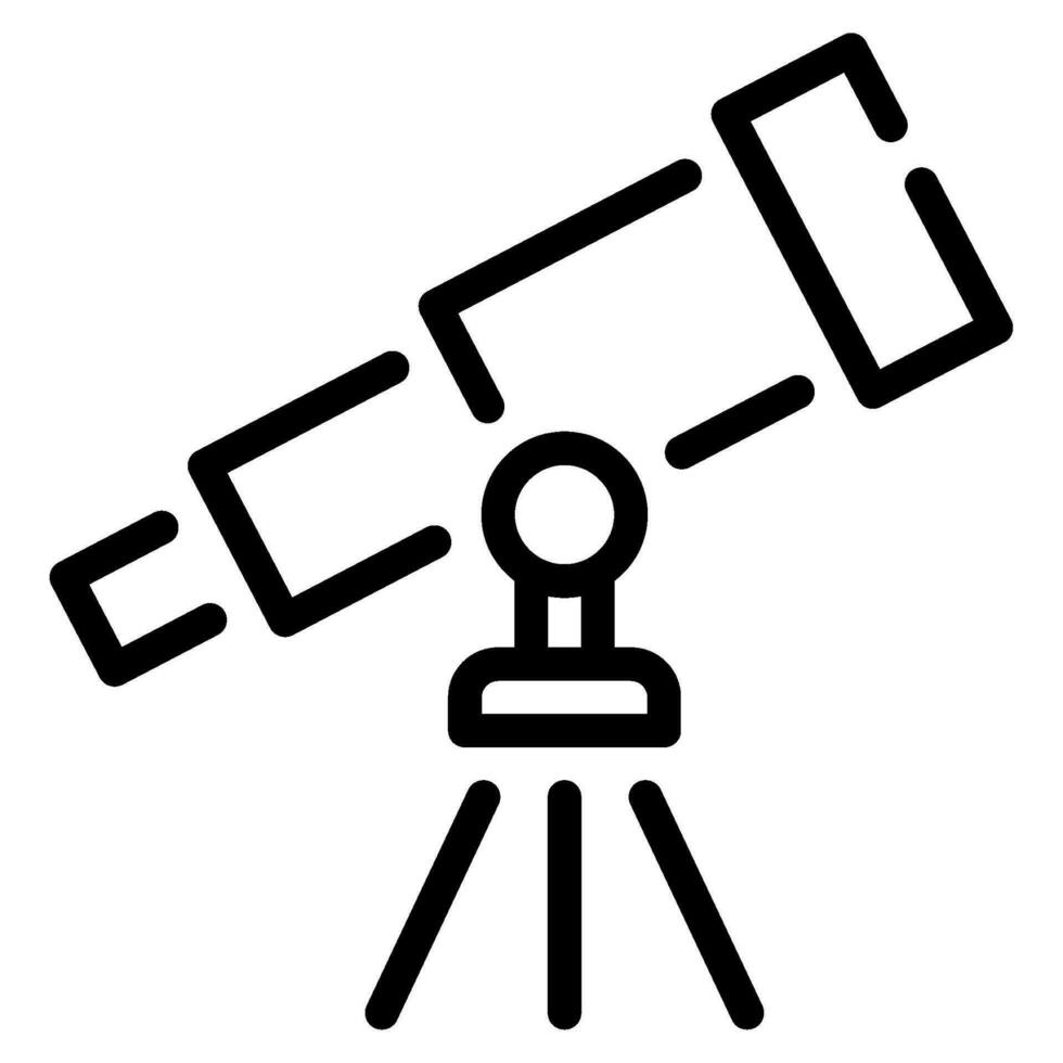 Telescope icon illustration for web, app, infographic, etc vector