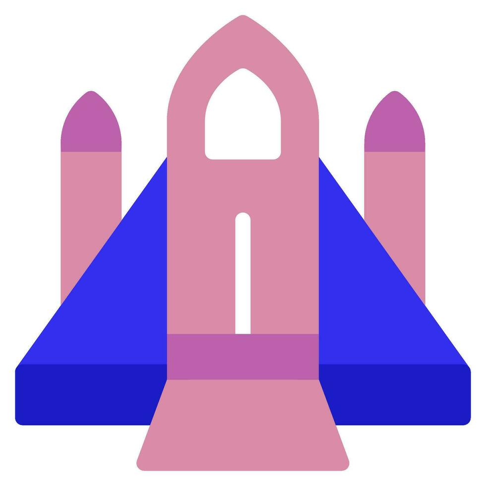 Spaceship icon illustration for web, app, infographic, etc vector