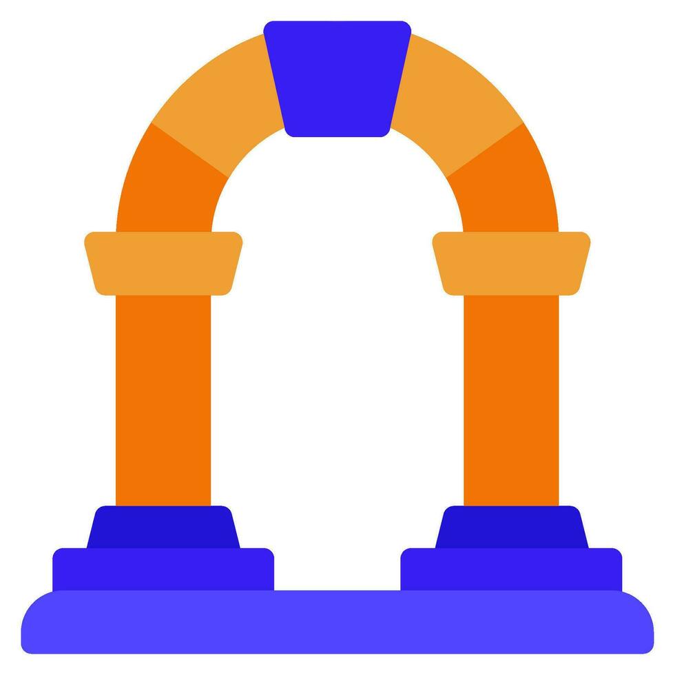 Archway Icon Illustration for web, app, infographic, etc vector
