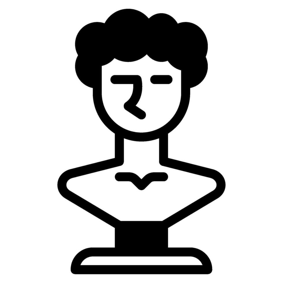 Sculpture Icon Illustration for web, app, infographic, etc vector