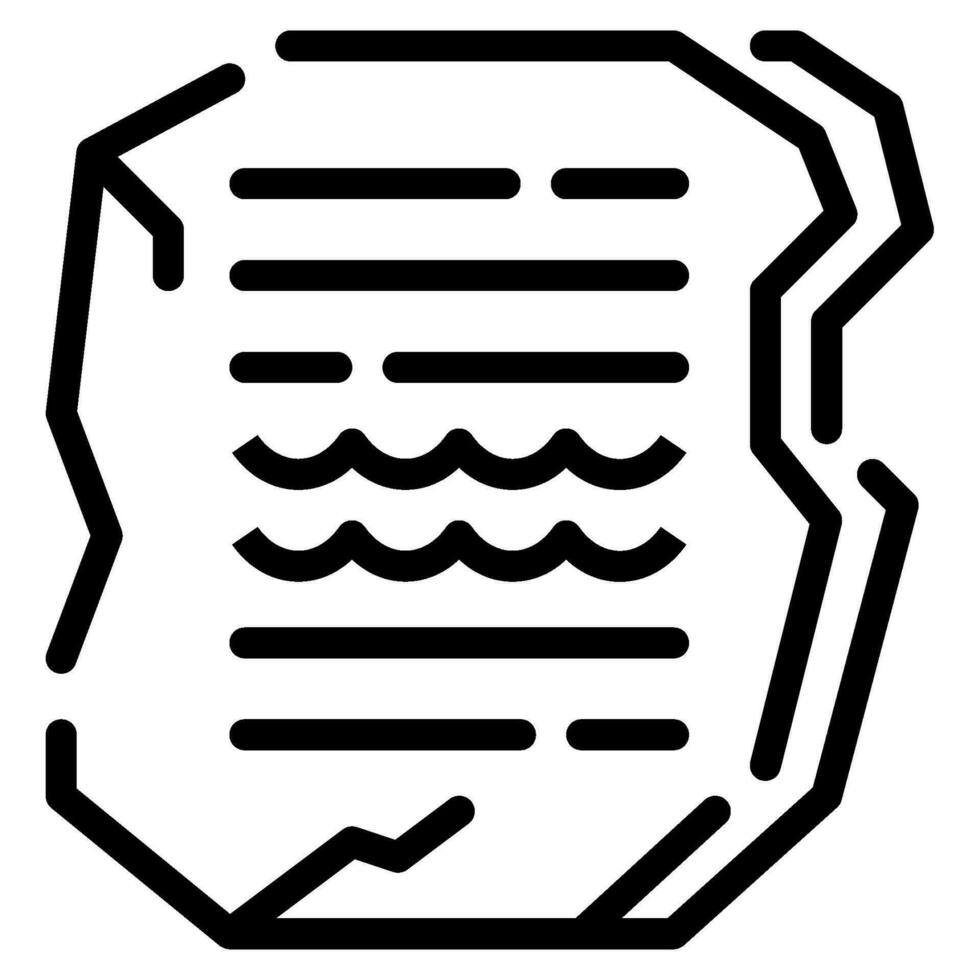 Rosetta Roca icono ilustración para web, aplicación, infografía, etc vector