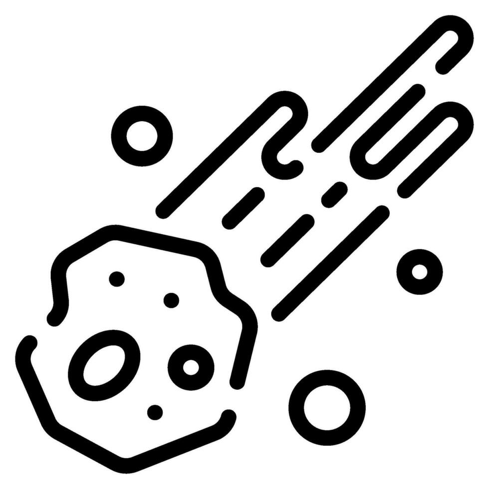 Meteor icon illustration for web, app, infographic, etc vector