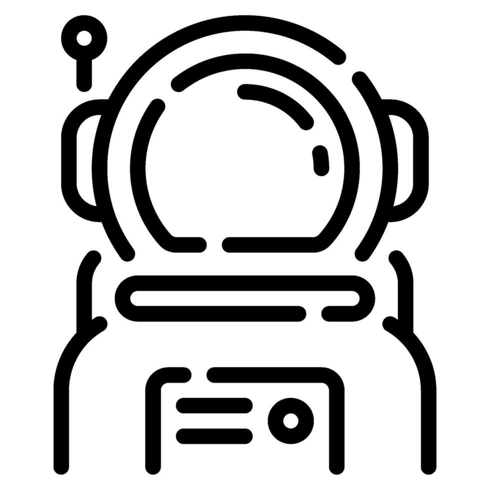 Space Suit icon illustration for web, app, infographic, etc vector