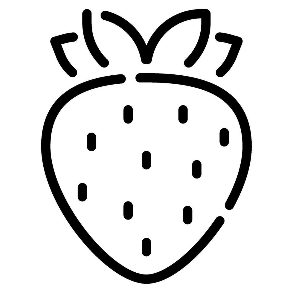 Strawberry icon illustration for web, app, infographic, etc vector