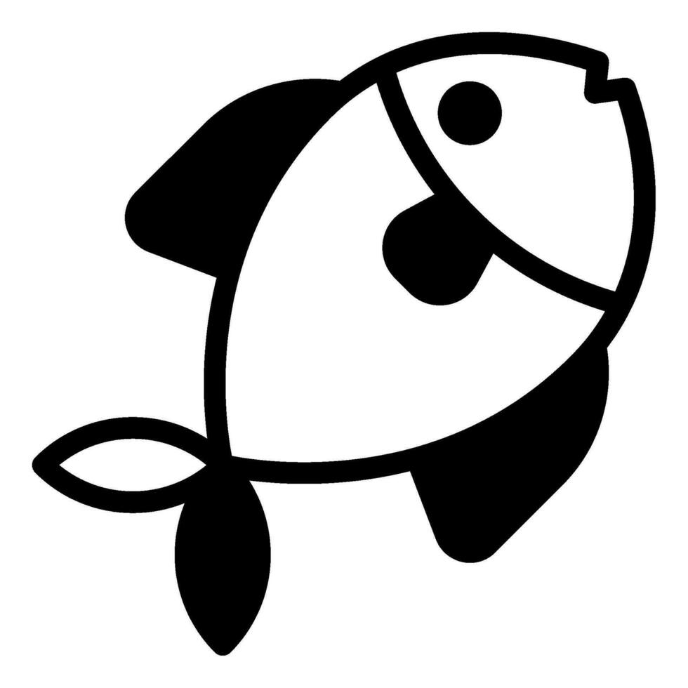 Fish Icon Illustration for web, app, infographic, etc vector