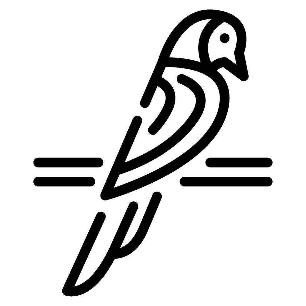 Budgie Icon Illustration for web, app, infographic, etc vector