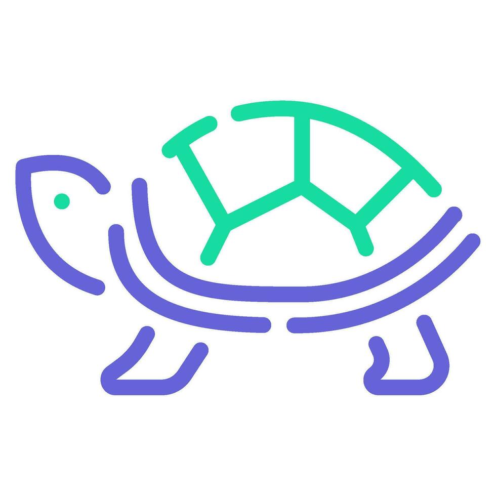 Tortuga icono ilustración para web, aplicación, infografía, etc vector