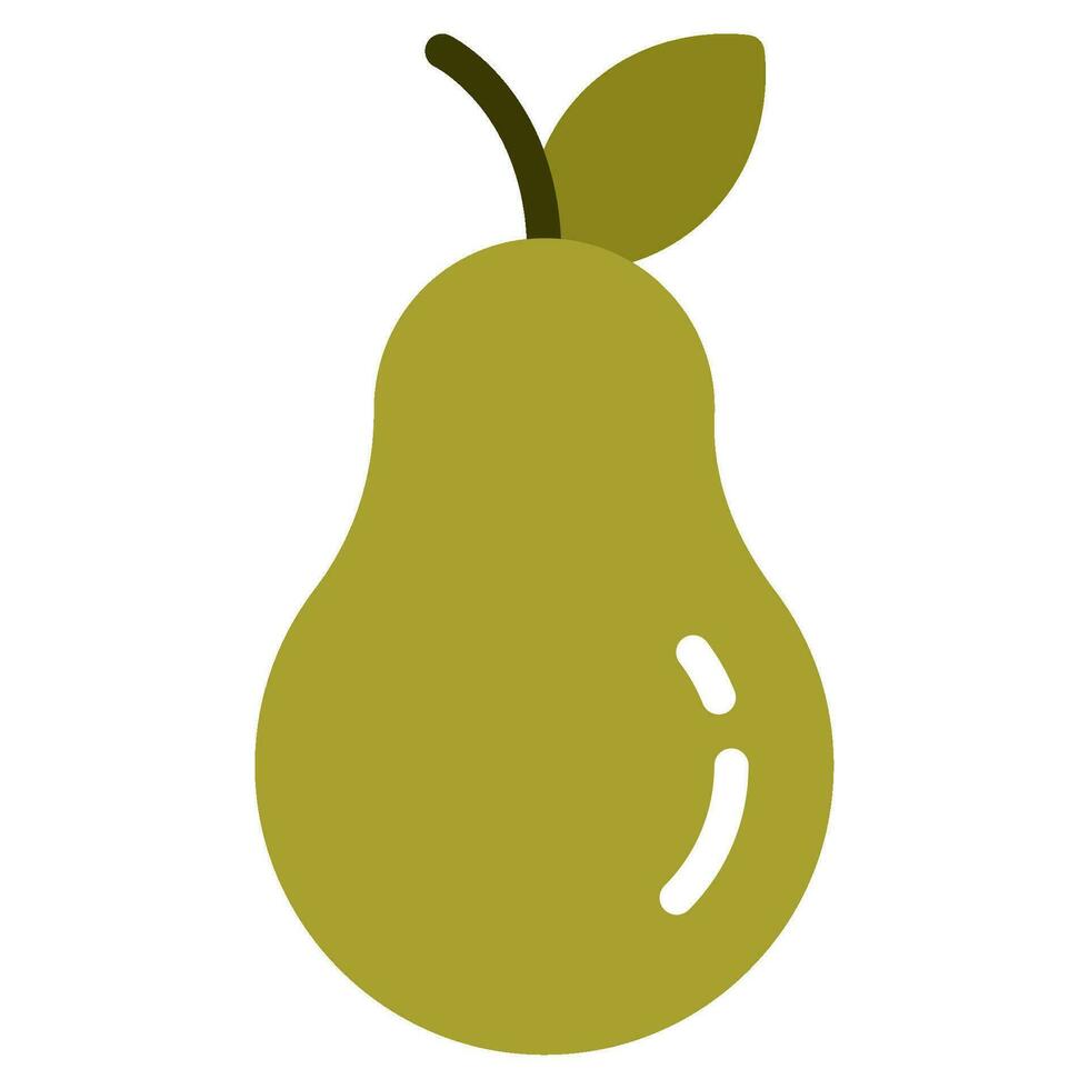 Pear icon illustration for web, app, infographic, etc vector