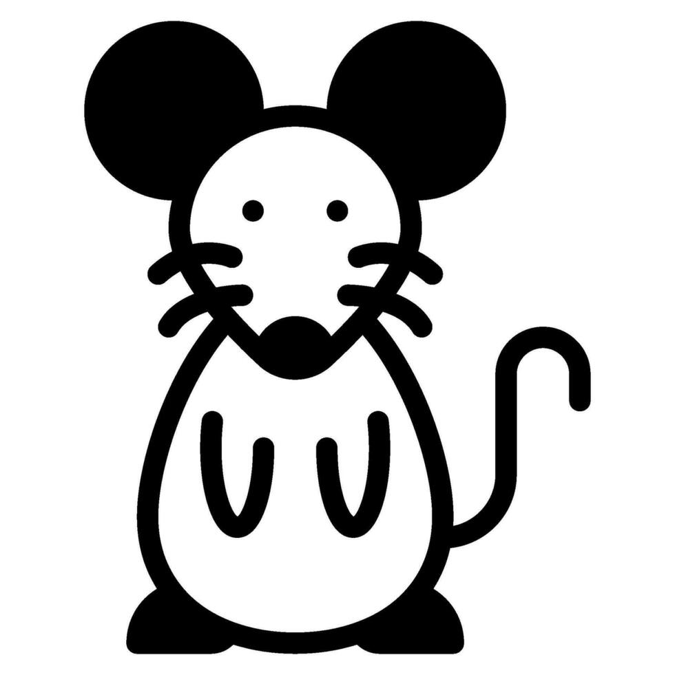 Rat Icon Illustration for web, app, infographic, etc vector
