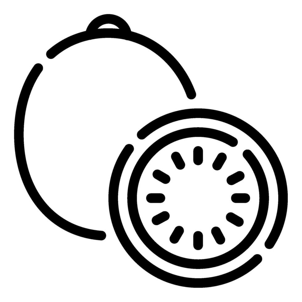 kiwi icono ilustración para web, aplicación, infografía, etc vector