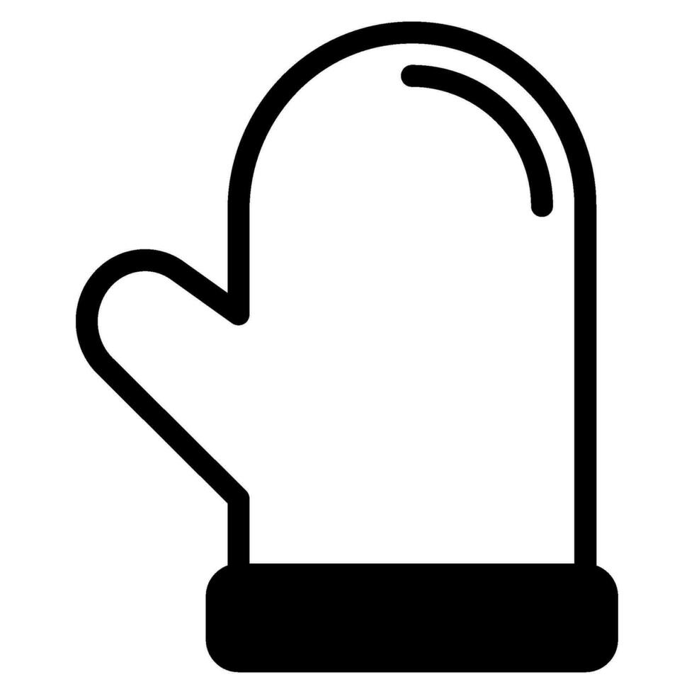 Oven Mitt icon illustration for web, app, infographic, etc vector