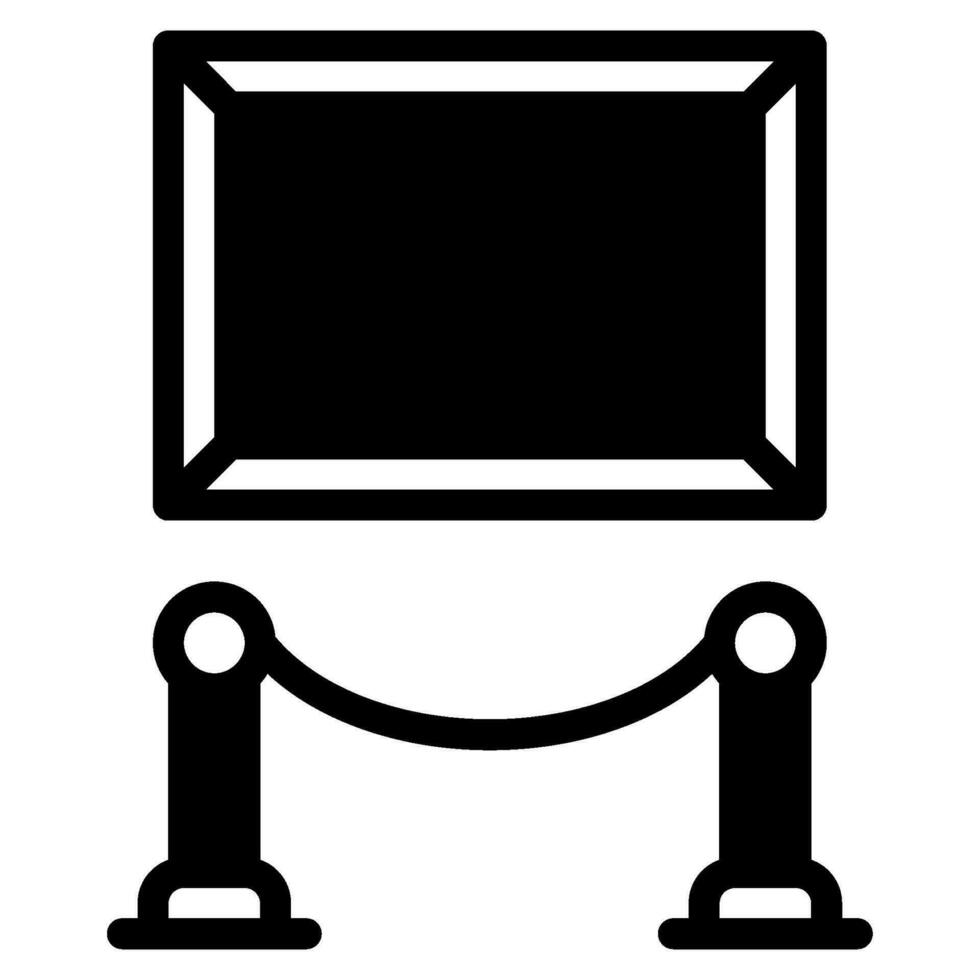 Exhibit Icon Illustration for web, app, infographic, etc vector
