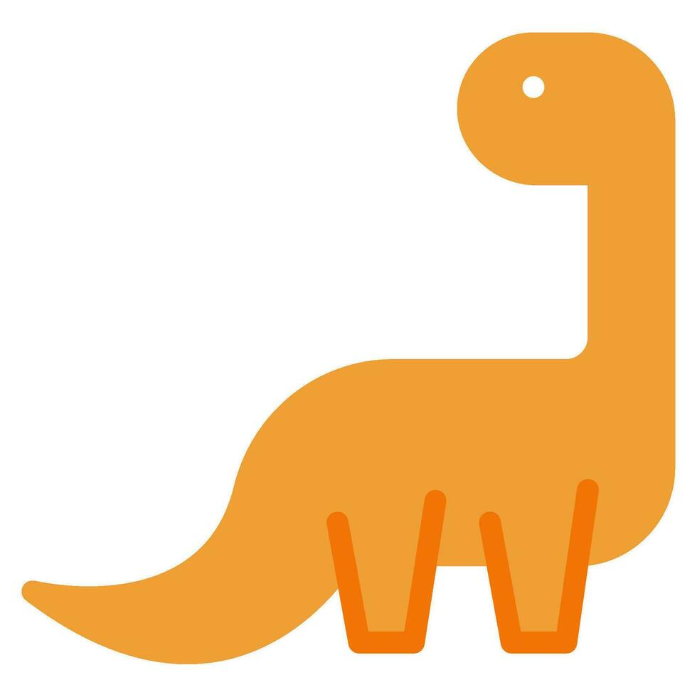 Dinosaur Icon Illustration for web, app, infographic, etc vector