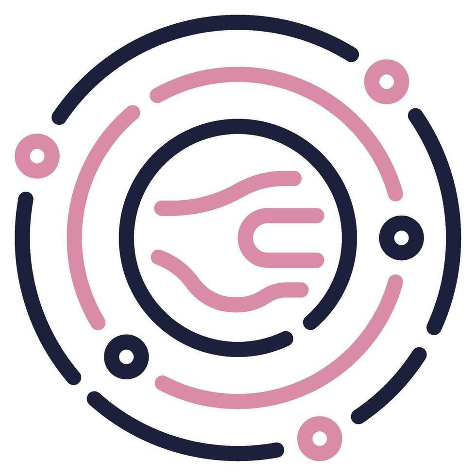 Galaxy icon illustration for web, app, infographic, etc vector