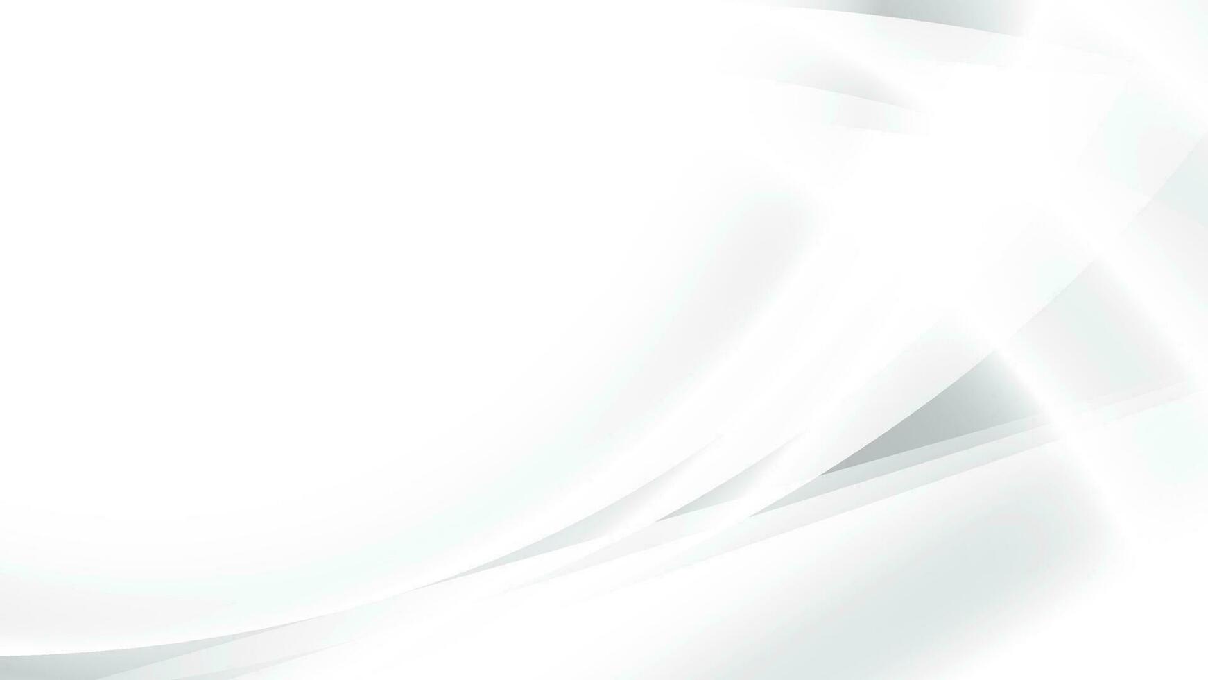 Abstract white and gray color background with geometric round shape. Vector illustration.