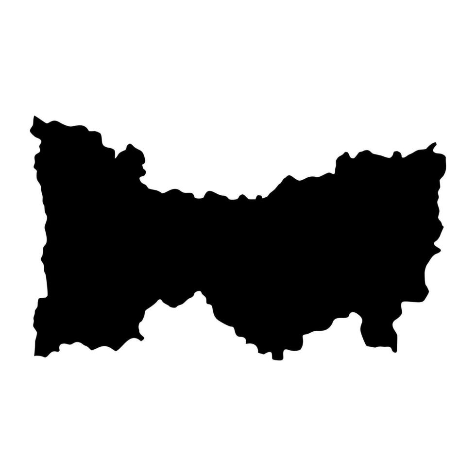 Amoroni Mania region map, administrative division of Madagascar. Vector illustration.