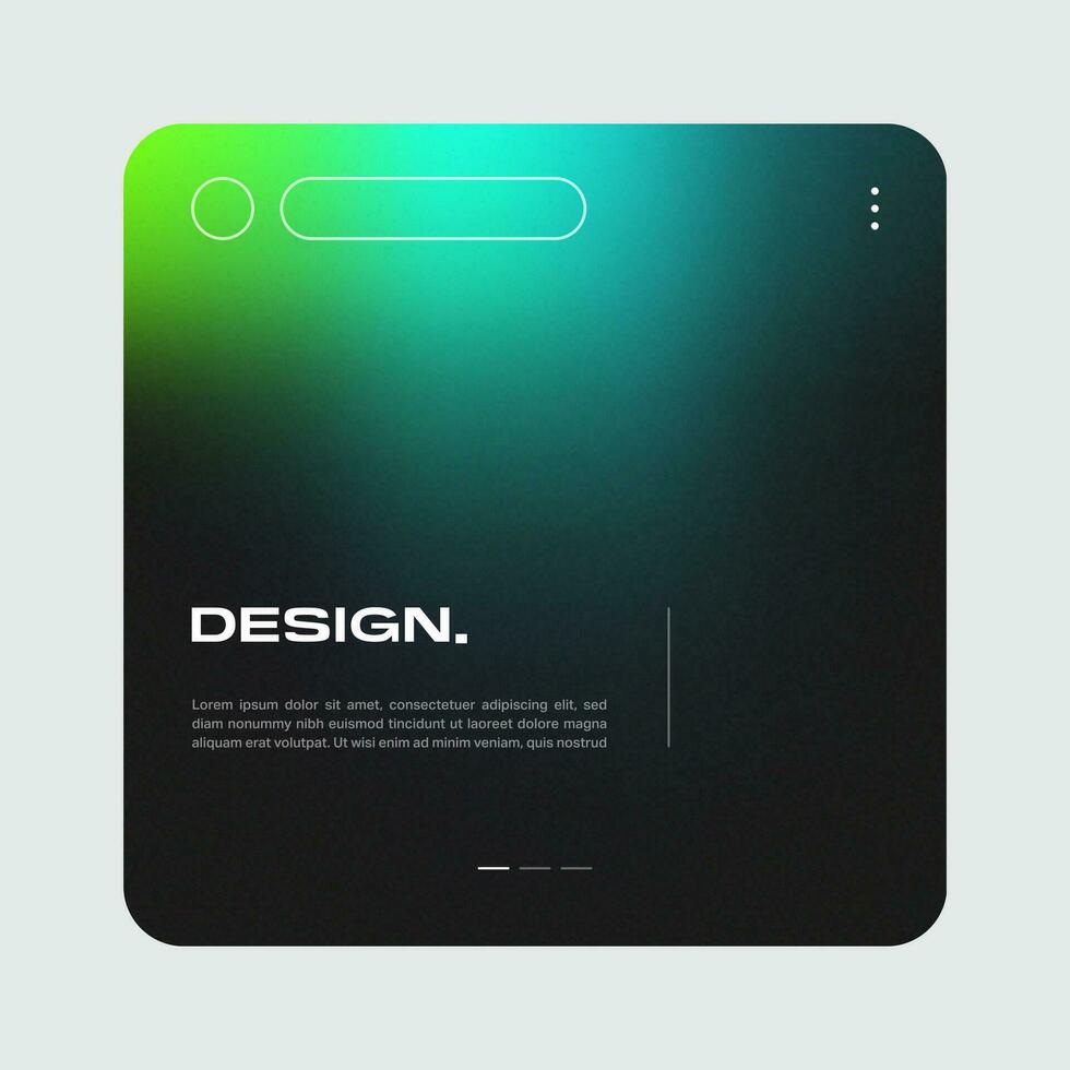 Futuristic square gradient background. Pop up window vector illustration.