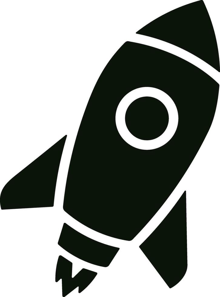 Spacecraft Rocket icon. Space ship launch icon. Rocket ship launch