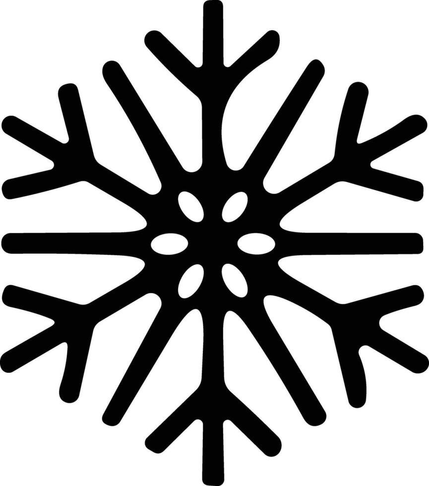 snowflakes thin line icon. simple snowflake, for report, presentation, diagram, web design. ice symbol vector