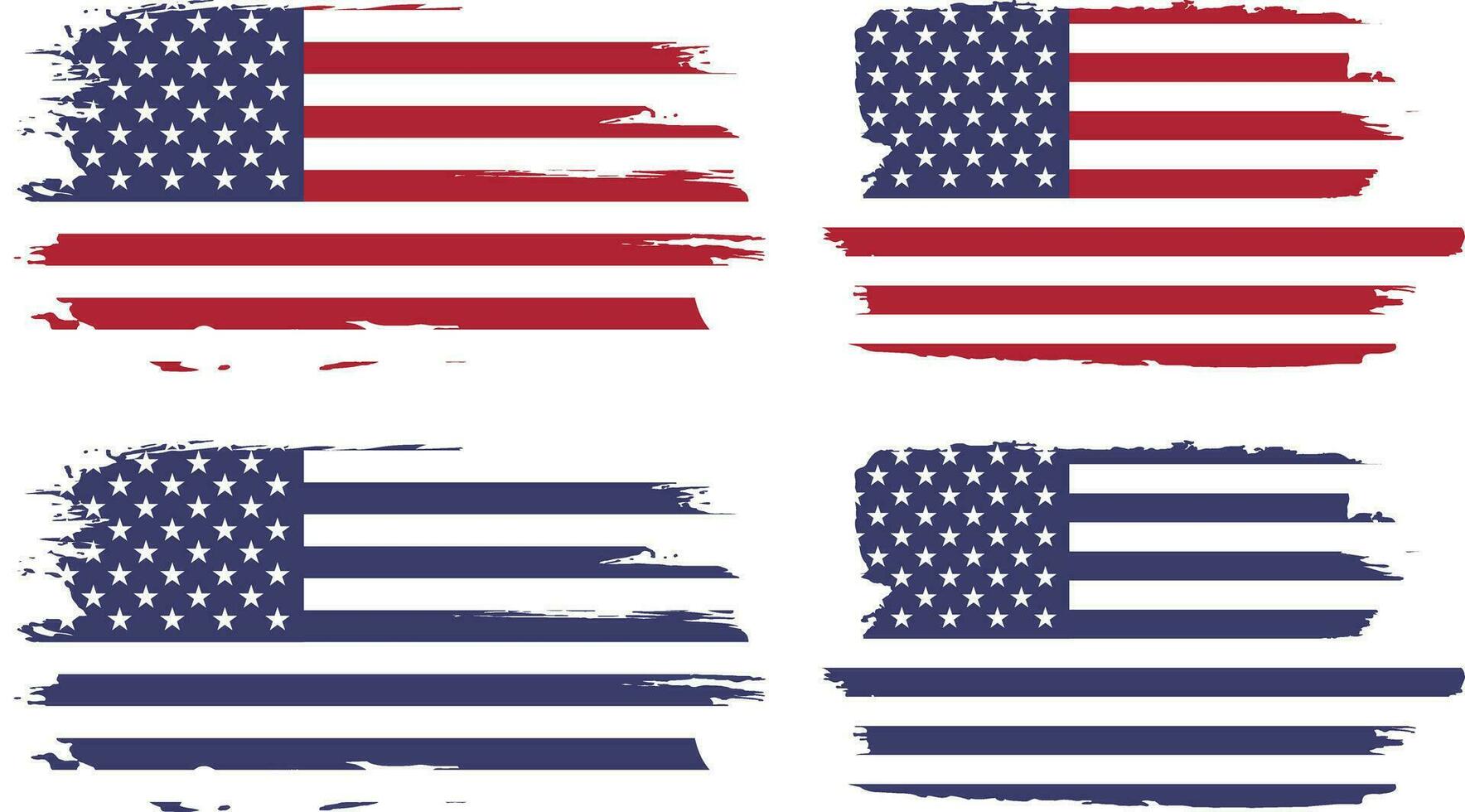 American Flag Silhouette, grunge USA flag set vector, grunge, flag, silhouette, independence, July, 4th of July, 4th July, flag silhouette vector