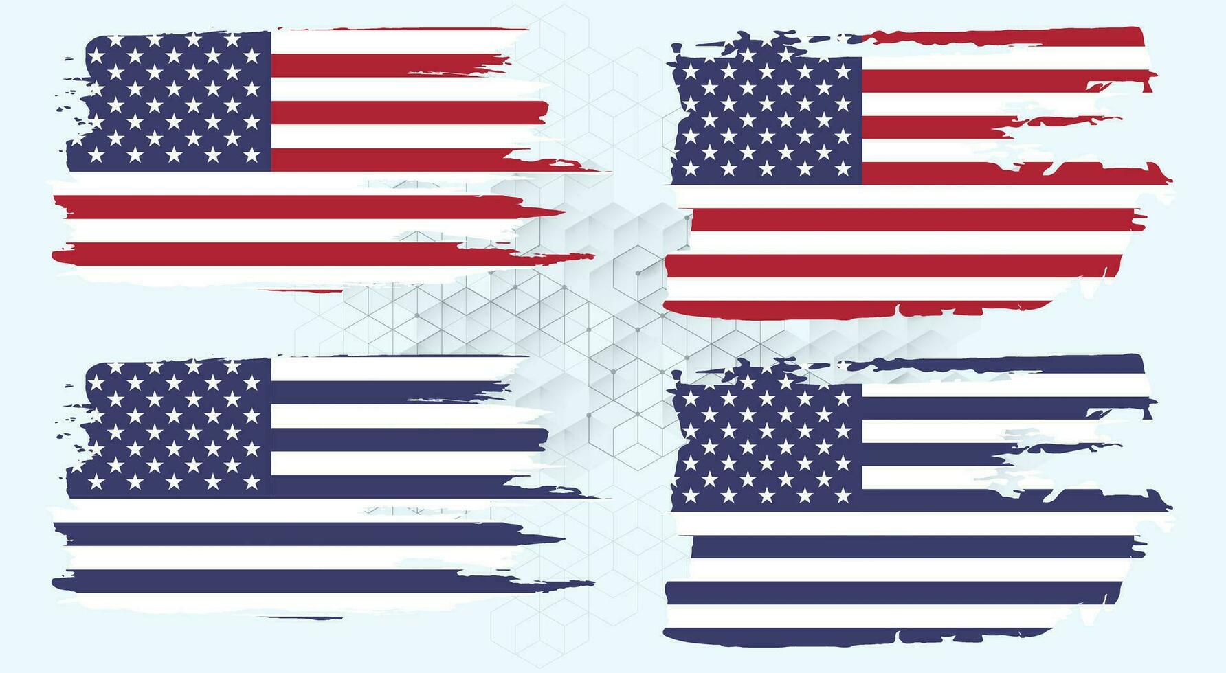 American Flag Silhouette, grunge USA flag set vector, grunge, flag, silhouette, independence, July, 4th of July, 4th July, flag silhouette vector