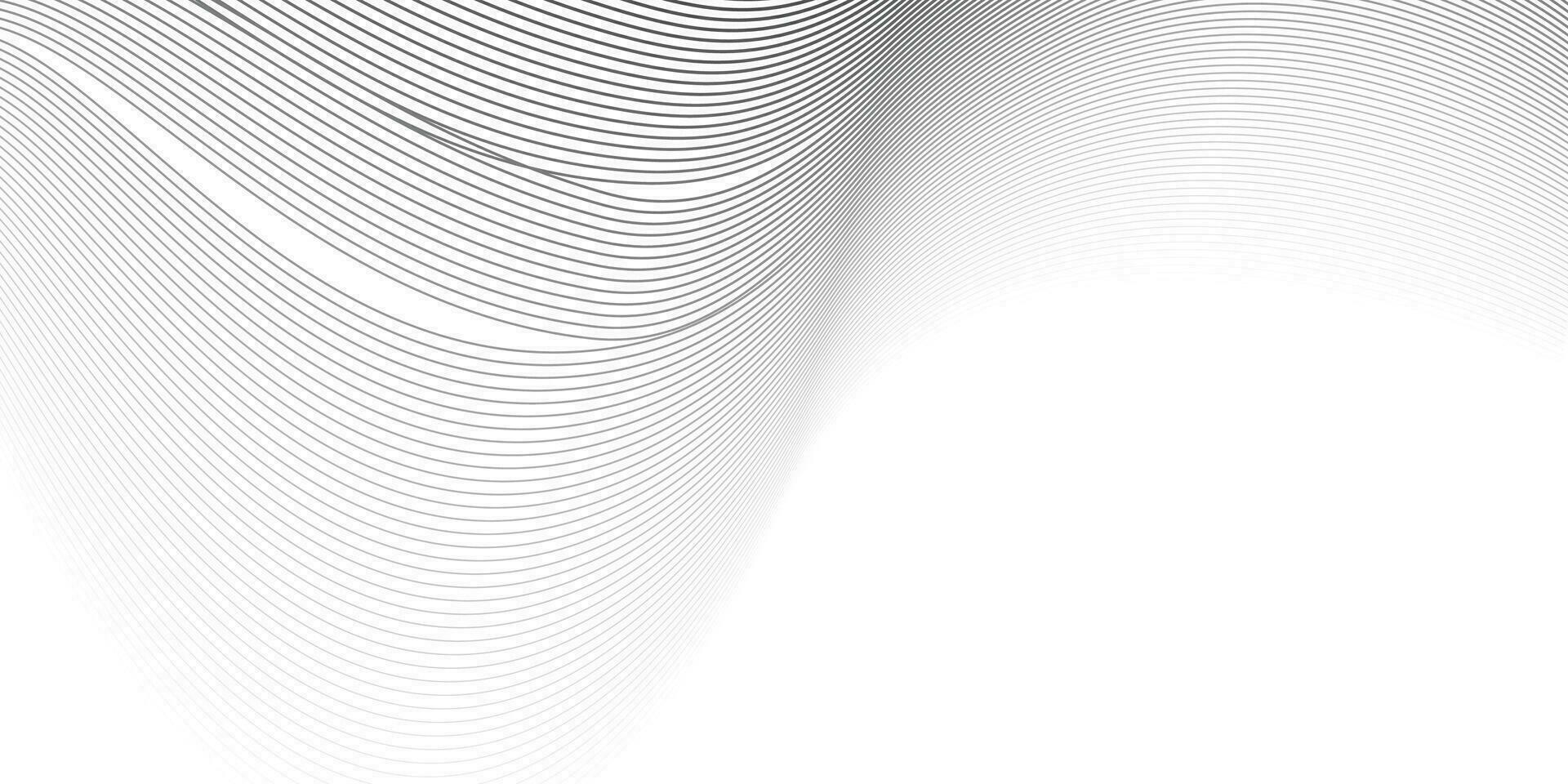 white abstract wave background design. have space for creative text fonts or Decorate for template web, banner, poster. vector