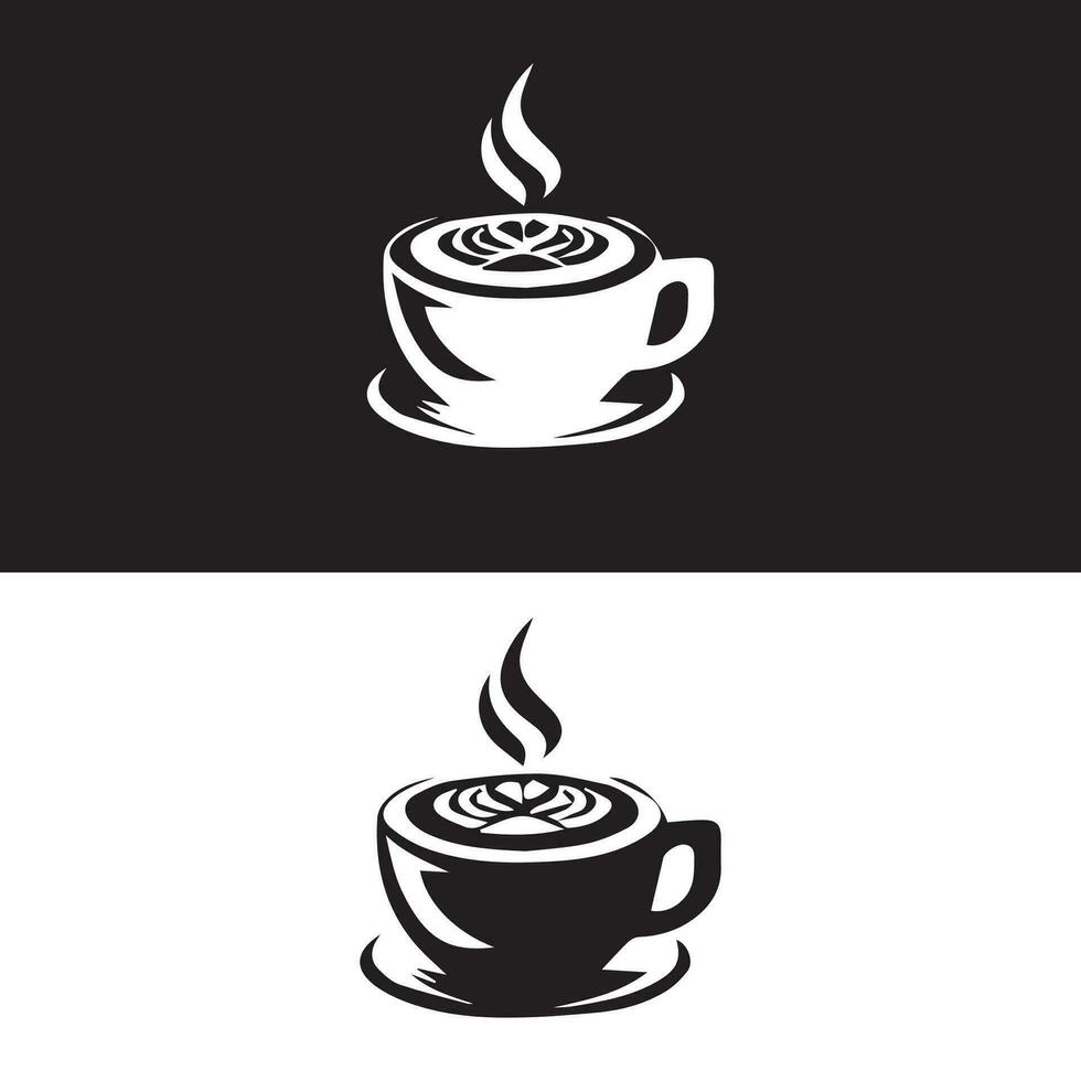 Hot coffee cup vector icon illustration. Free Vector