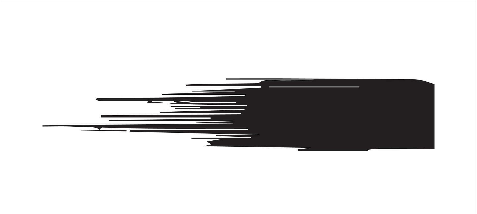 Black paint brush strokes, ink splashes and artistic design elements. Free PNG vector