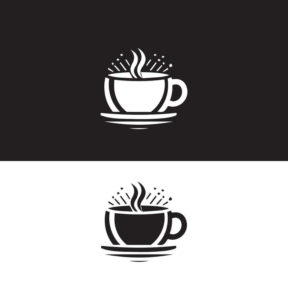 caliente café taza vector icono ilustración. gratis vector