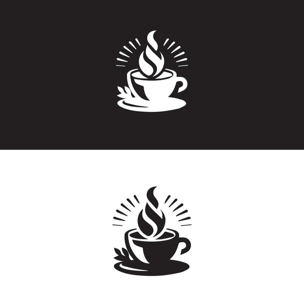 Hot coffee cup vector icon illustration. Free Vector