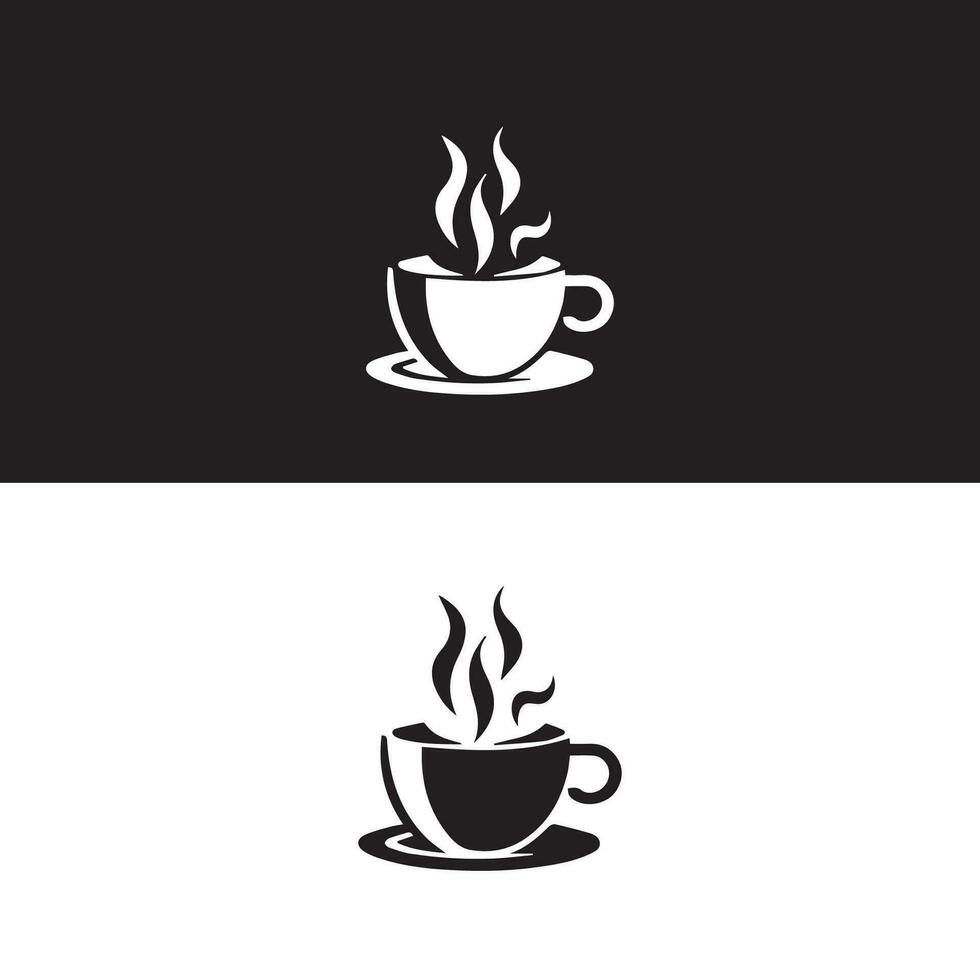 Hot coffee cup vector icon illustration. Free Vector