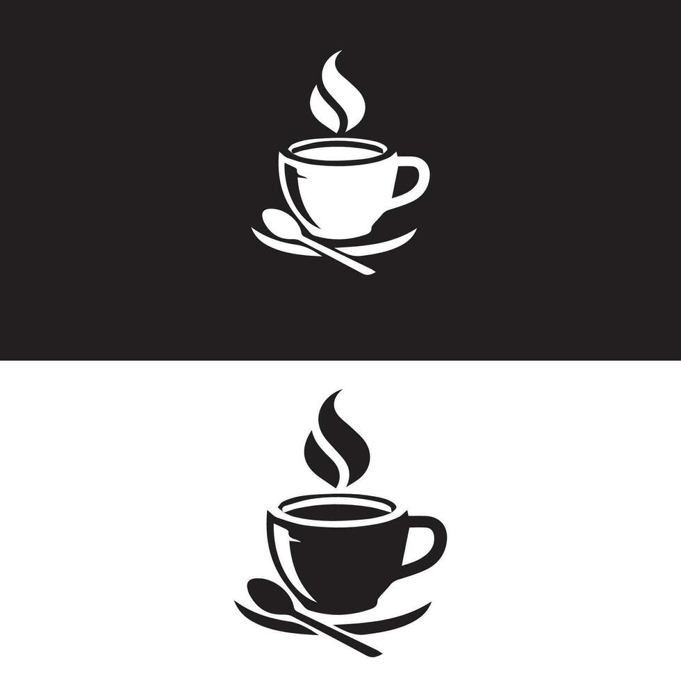 Hot coffee cup vector icon illustration. Free Vector