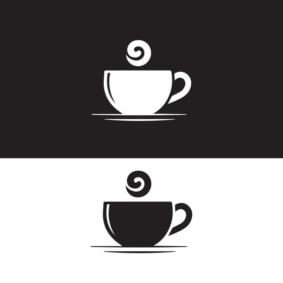 Hot coffee cup vector icon illustration. Free Vector