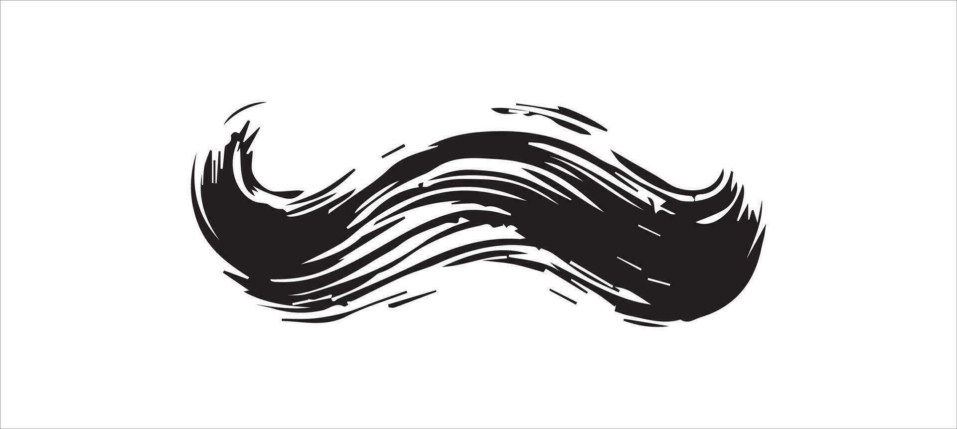 Black paint brush strokes, ink splashes and artistic design elements. Free PNG vector