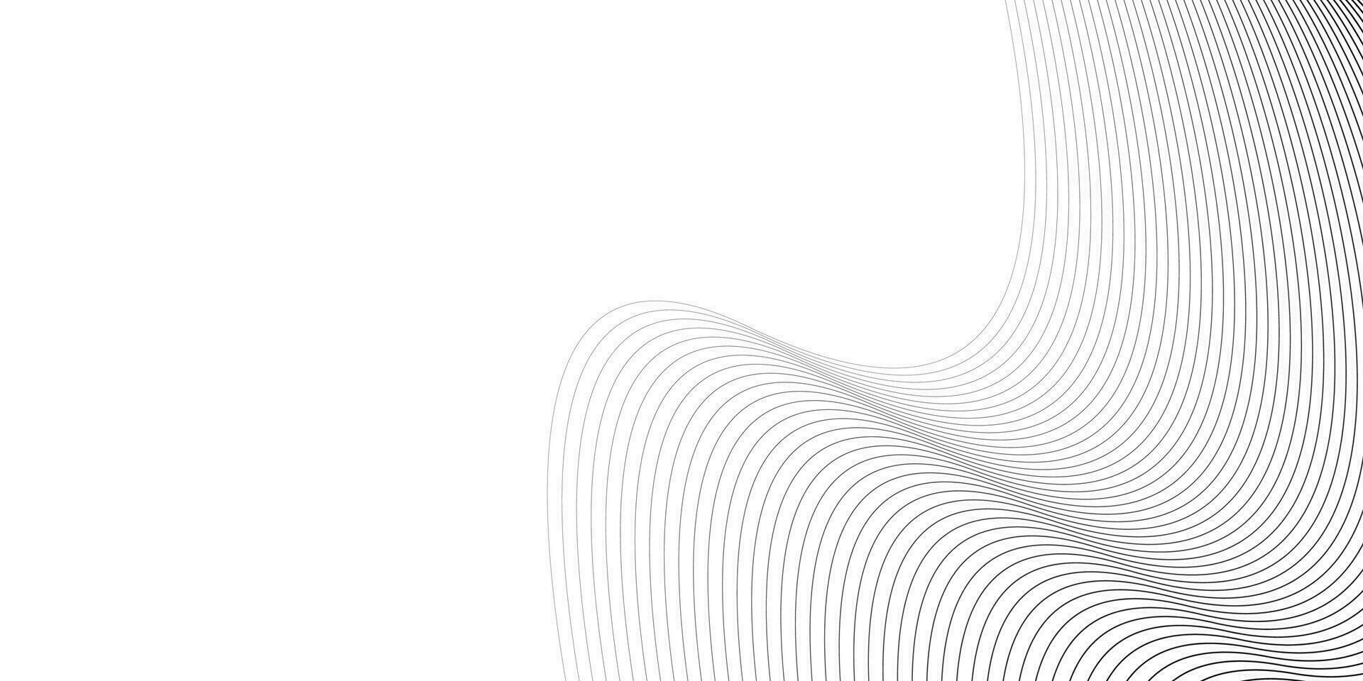 white abstract wave background design. have space for creative text fonts or Decorate for template web, banner, poster. vector